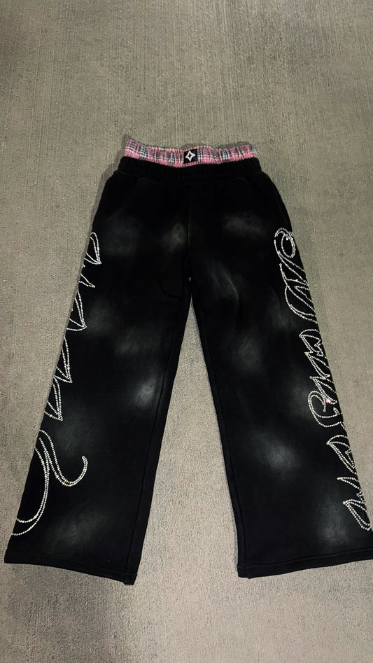 “GIVON MAISON” DOUBLE LAYERED SWEATPANTS